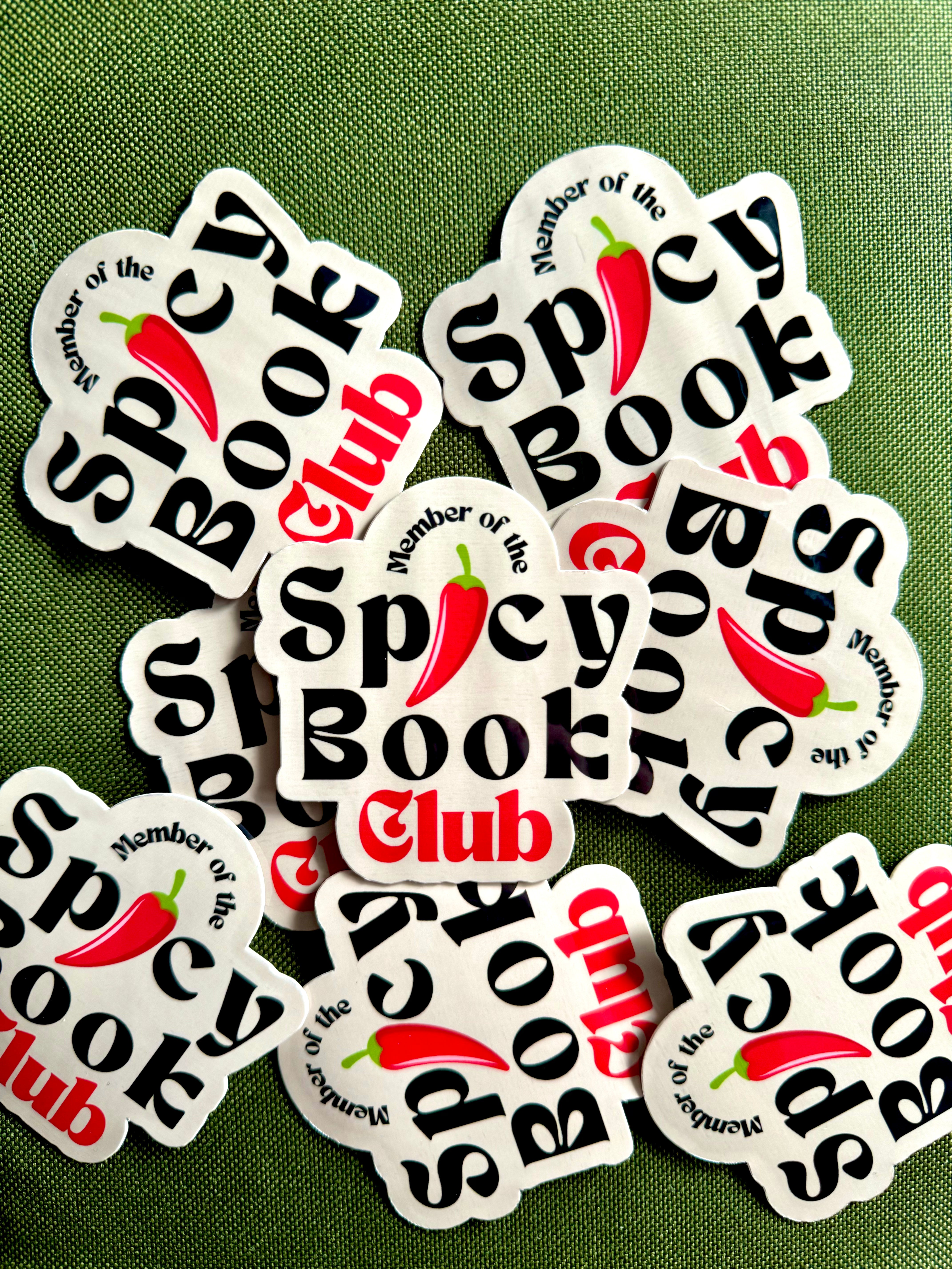 Spicy Book Club Sticker