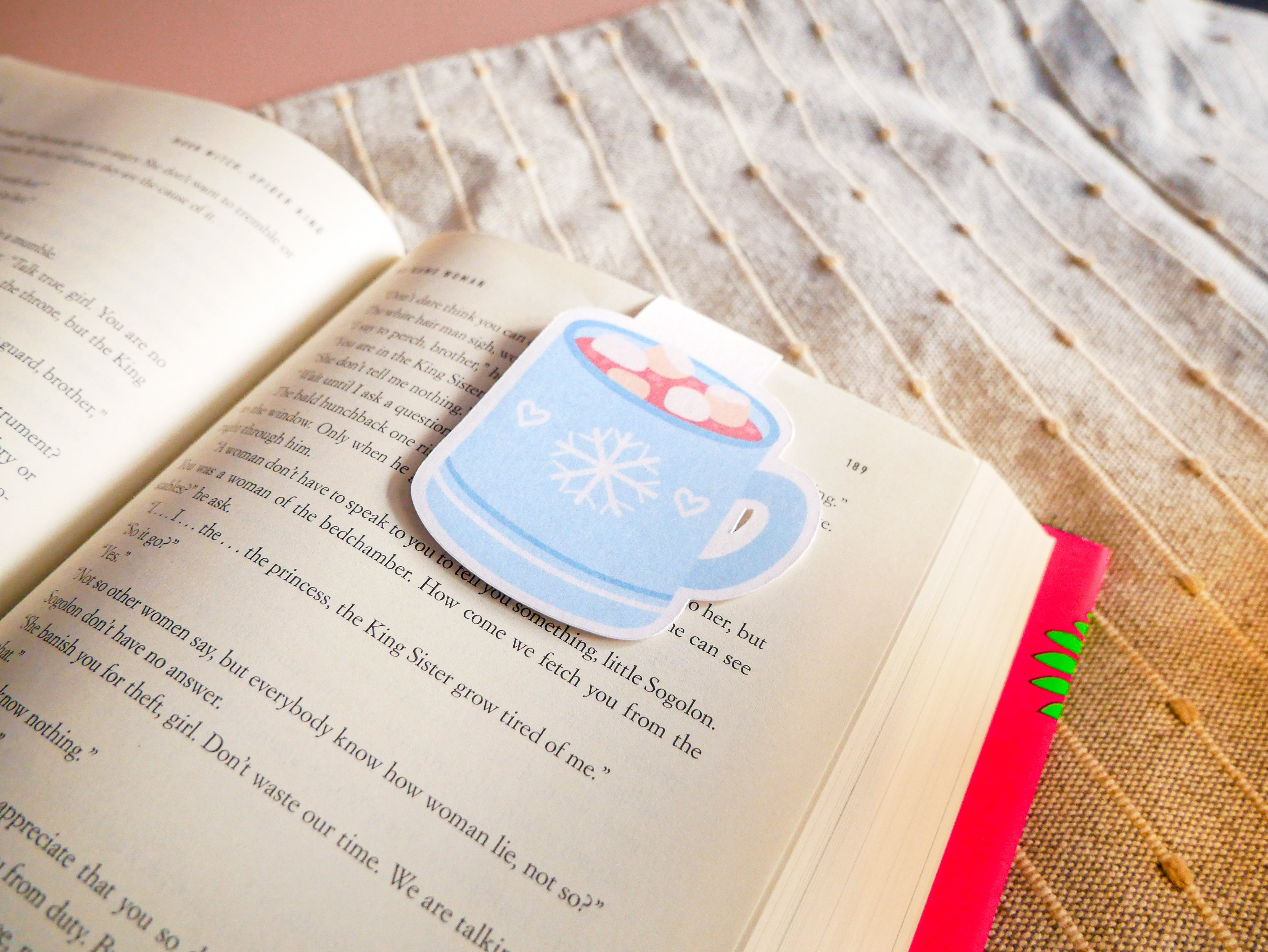 Hot Chocolate Magnetic Bookmark