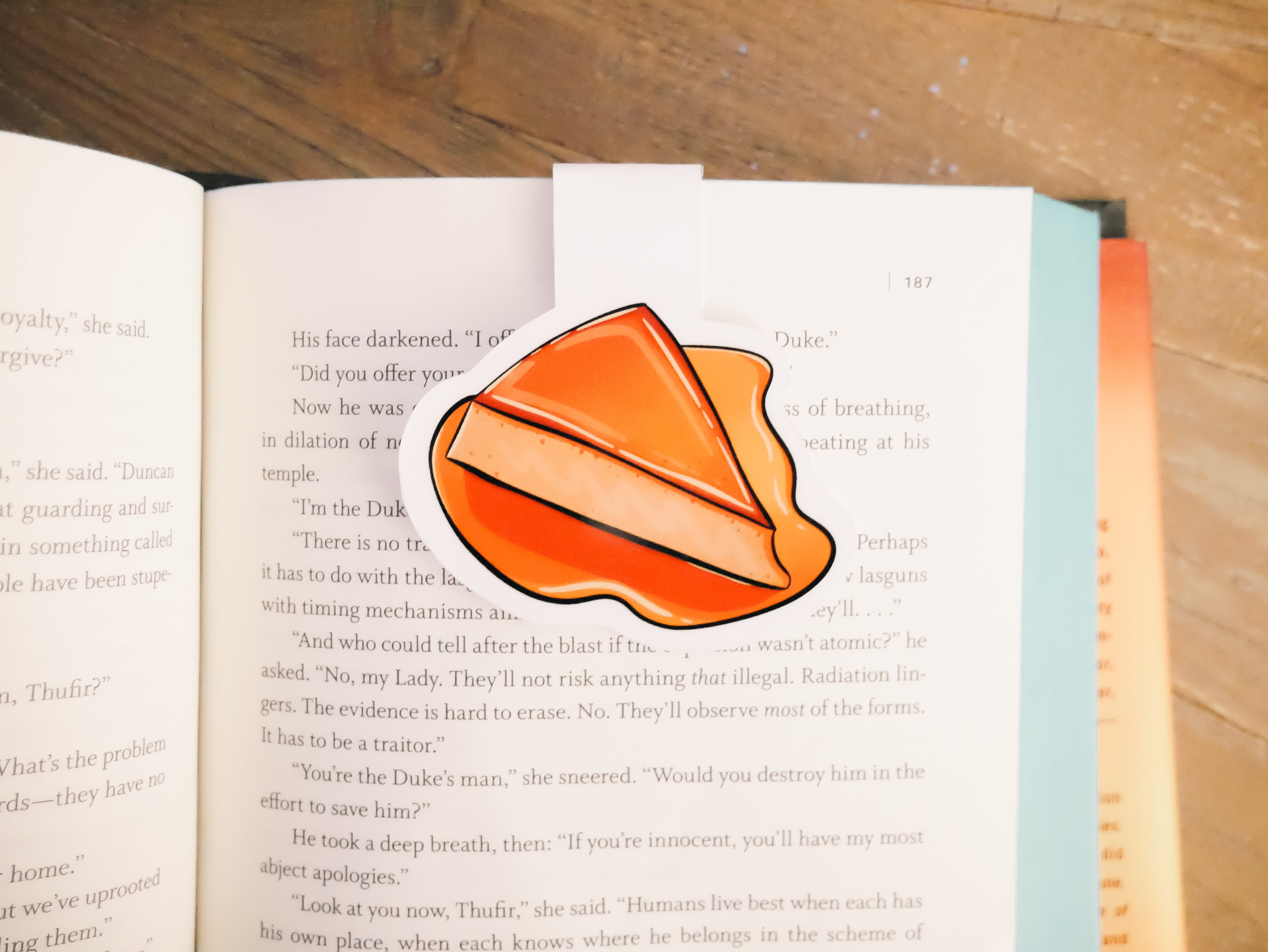 Flan Magnetic Bookmark